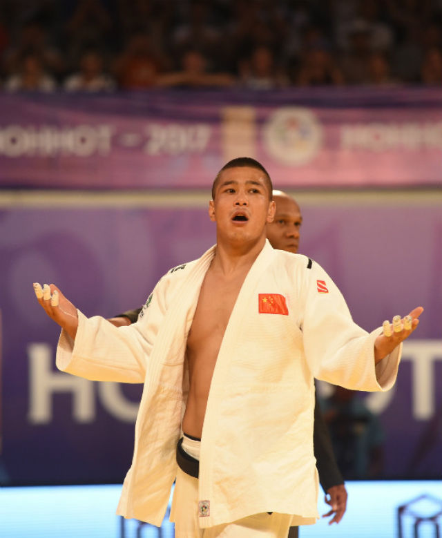 中国队在世界柔道大奖赛(中国站)收获首枚金牌
