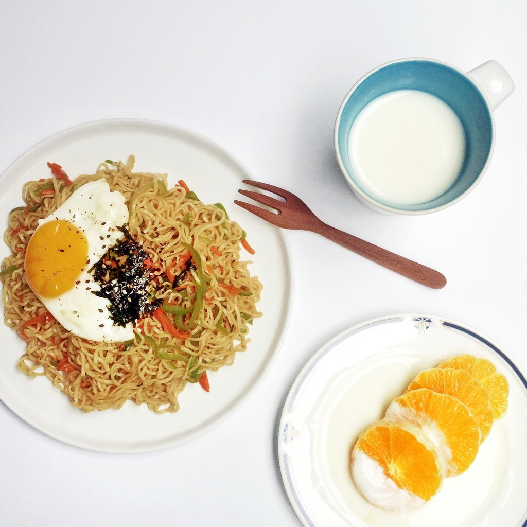 单身狗的个人的营养午餐 色香味俱全的午餐唯美图片