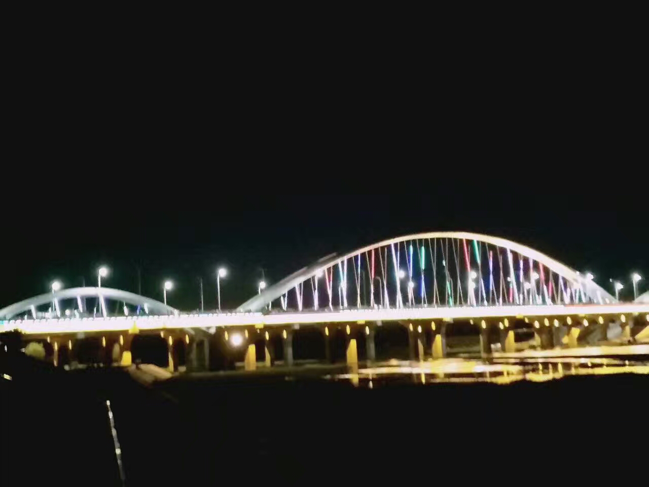 夜幕下的武汉晴川桥高清图片下载-正版图片500721177-摄图网