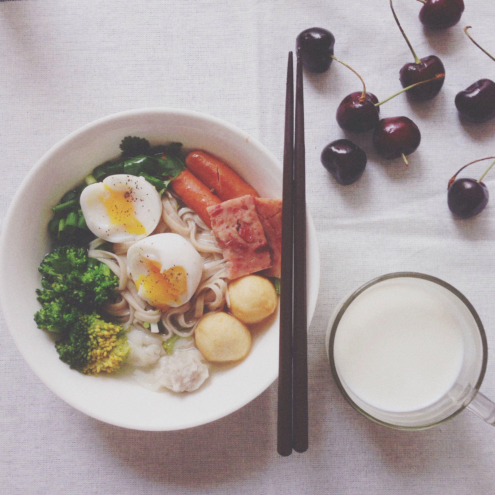 单身狗的个人的营养午餐 色香味俱全的午餐唯美图片