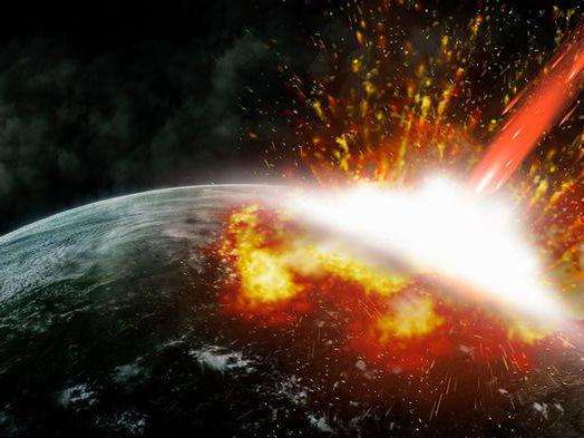 一颗巨大的小行星撞击地球会立即夺去数以百万计的动植物的生命.