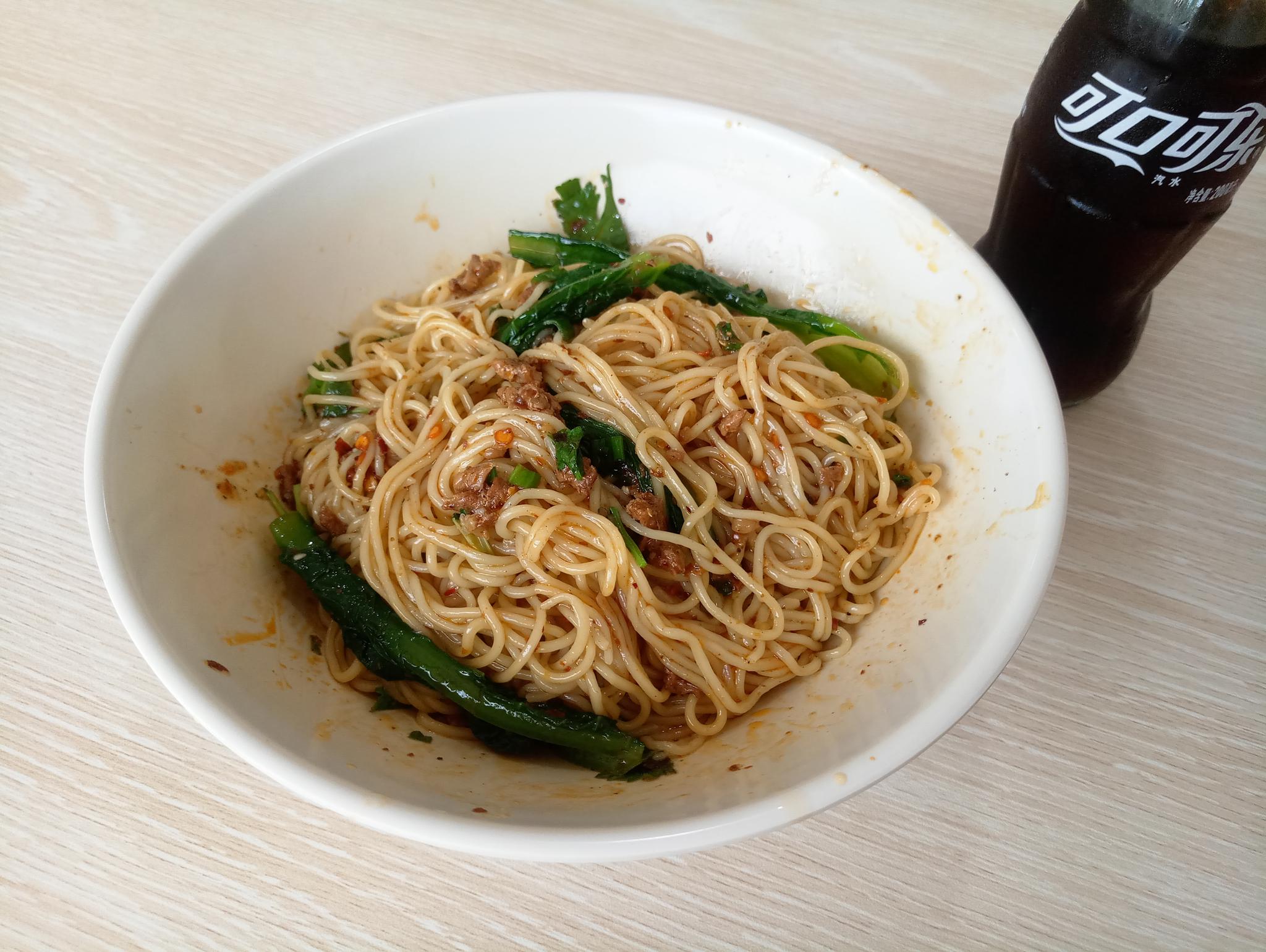 四川达州面馆小炸酱面普麻辣8元面条口感一流