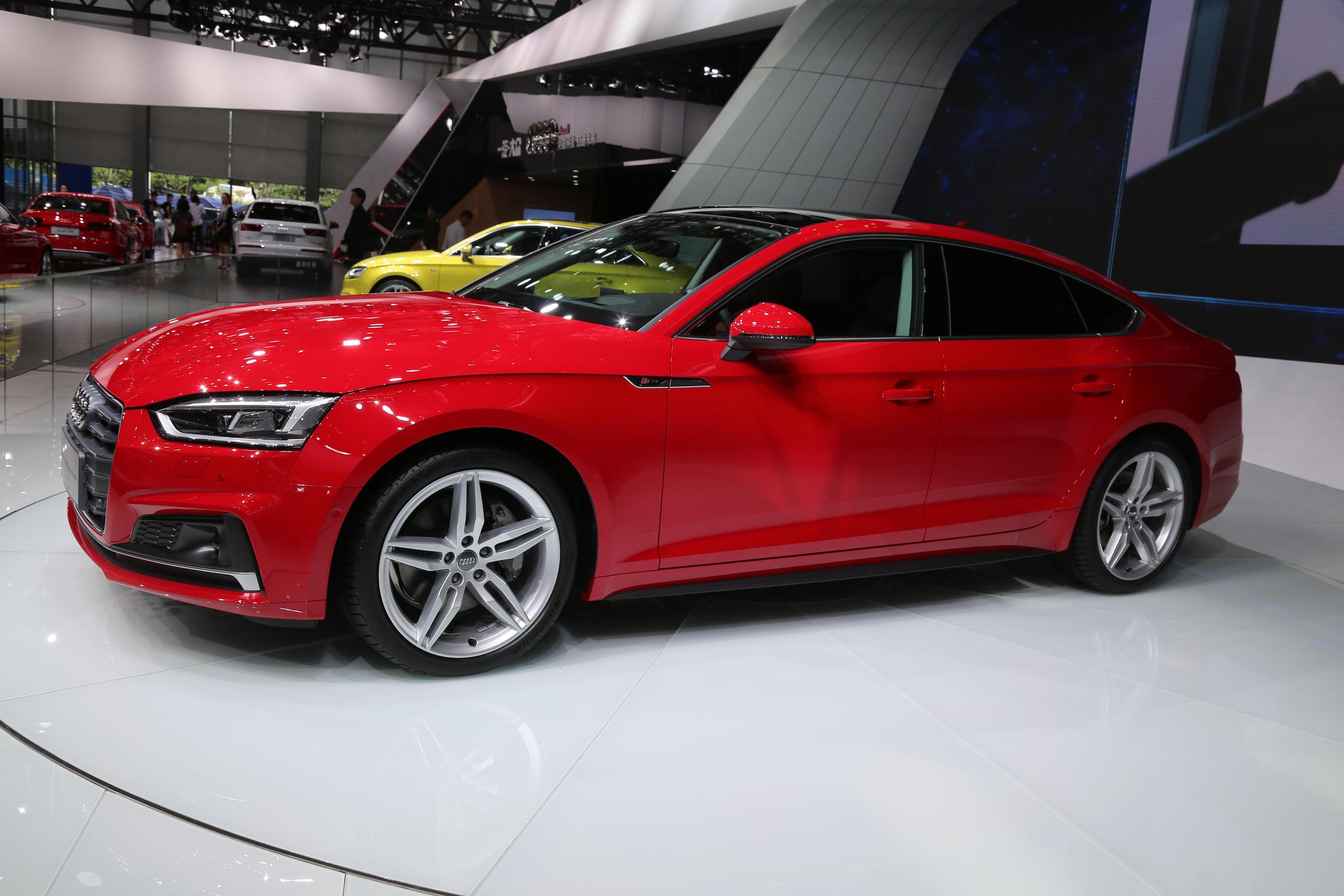 奥迪a5 sportback 四门轿跑,车展实拍!