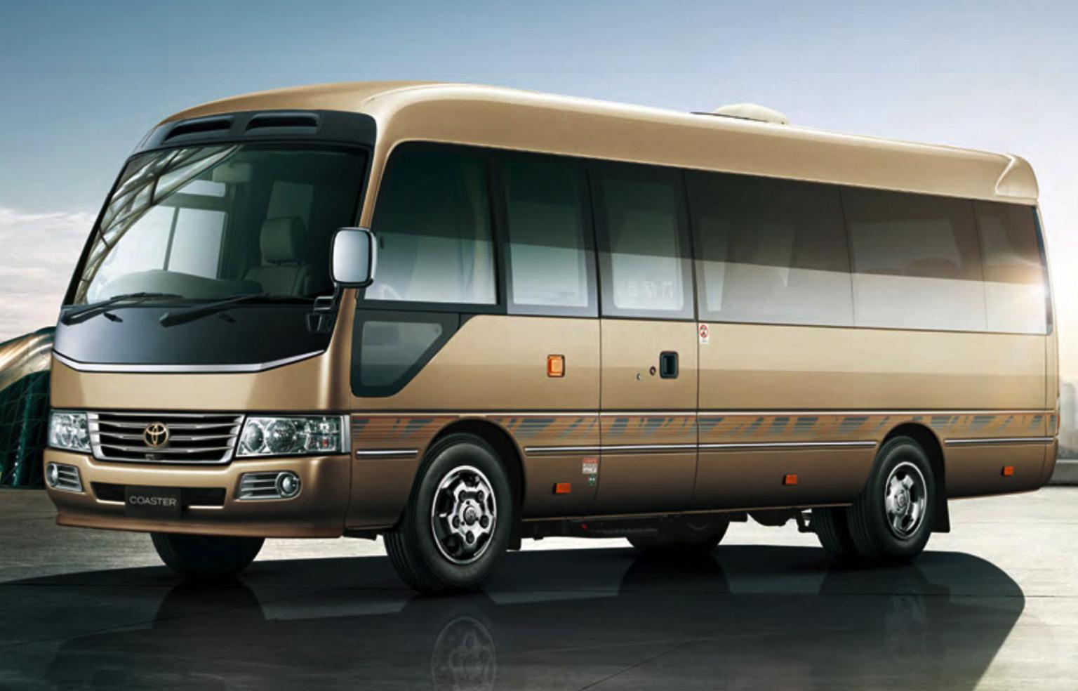 丰田coaster考斯特,现在国内正式名为柯斯达.