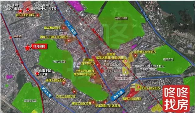 位于铁仔山公园下的一个商办产品,步行至地铁1号线"固戍站"约700米