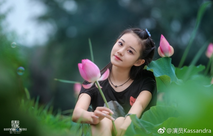 长得象王雯婷的荷花小仙子演员kassandra,萌不萌啊