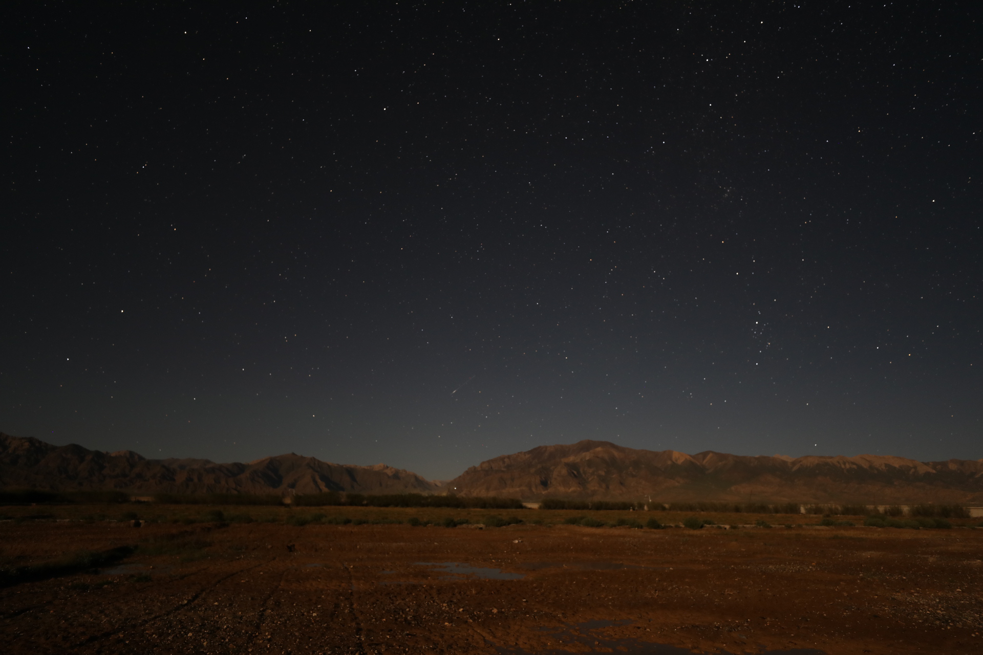 昨晚我们在德令哈探寻火星之旅