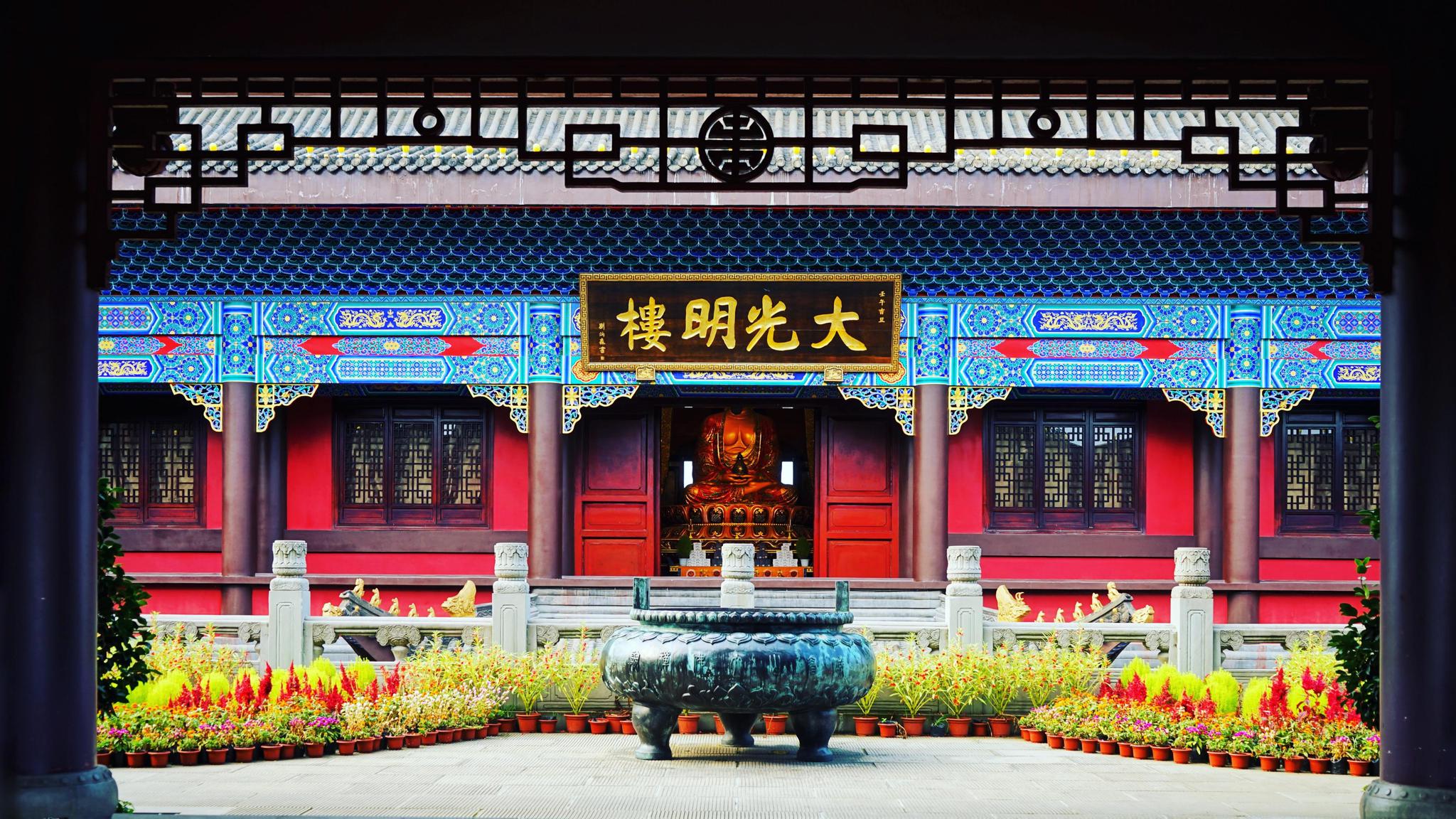 大佛禅院:我国最大的寺院 身居闹市却置身世外