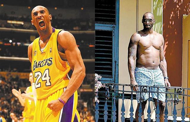 他们曾经是nba身材颜值扛把子,如今胖成酱不忍直视|科比|身材|姚明