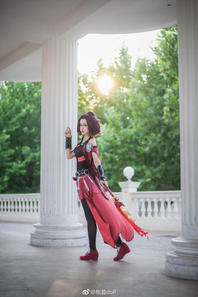 cos全职高手唐柔战斗法师寒烟柔,叶修操作这样角色