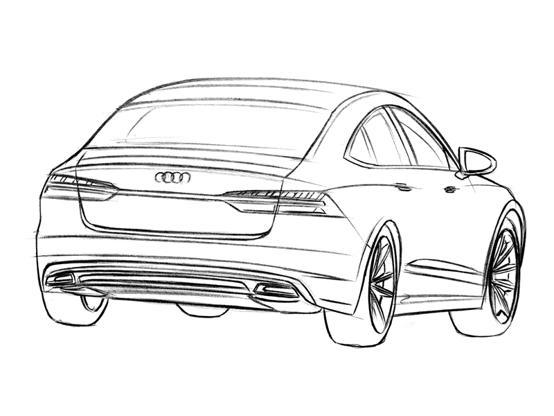 头条·新车|比a8更具设计感 奥迪a7最新谍照