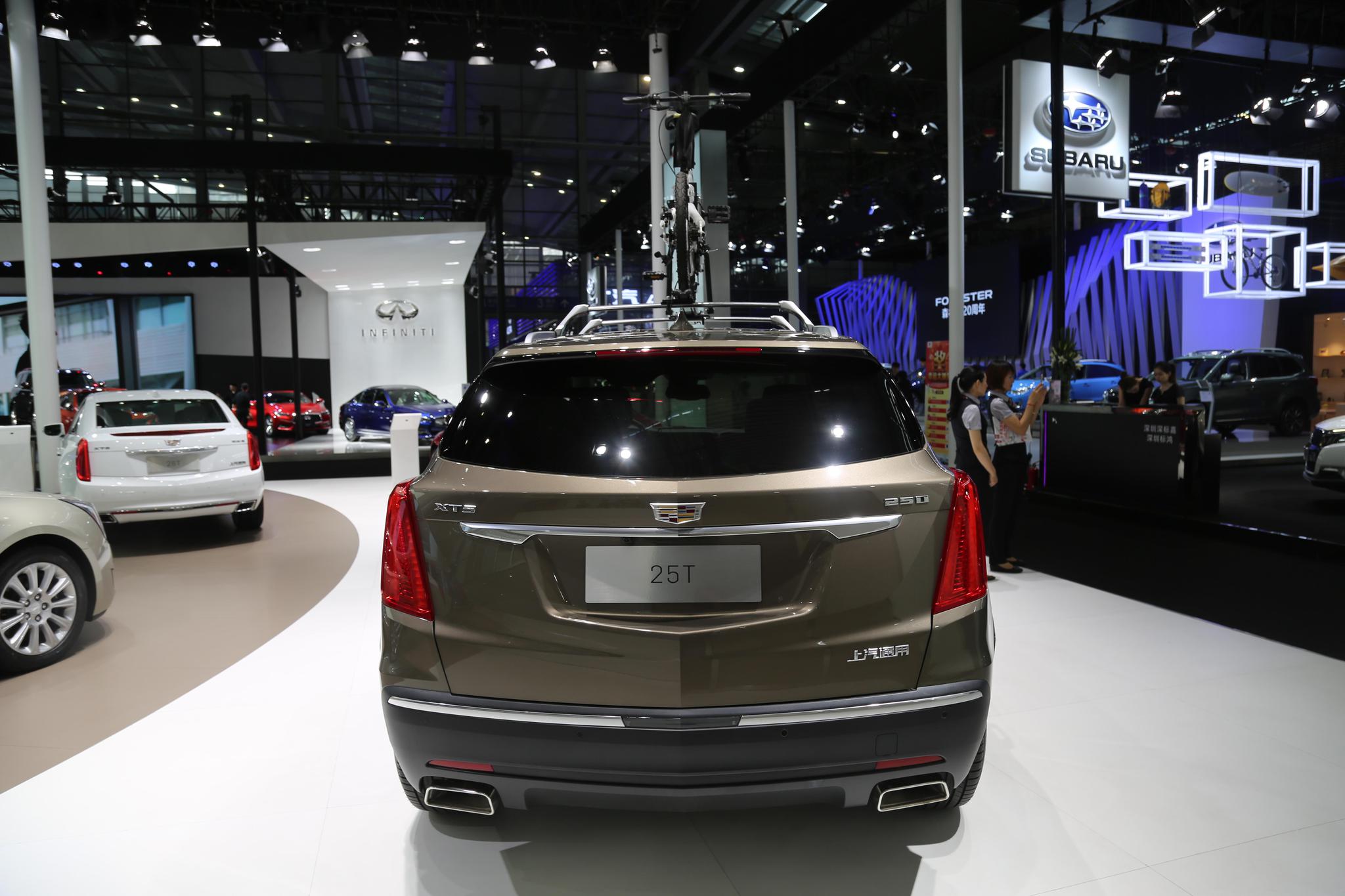 凯迪拉克xt5新美式都会suv车展实拍