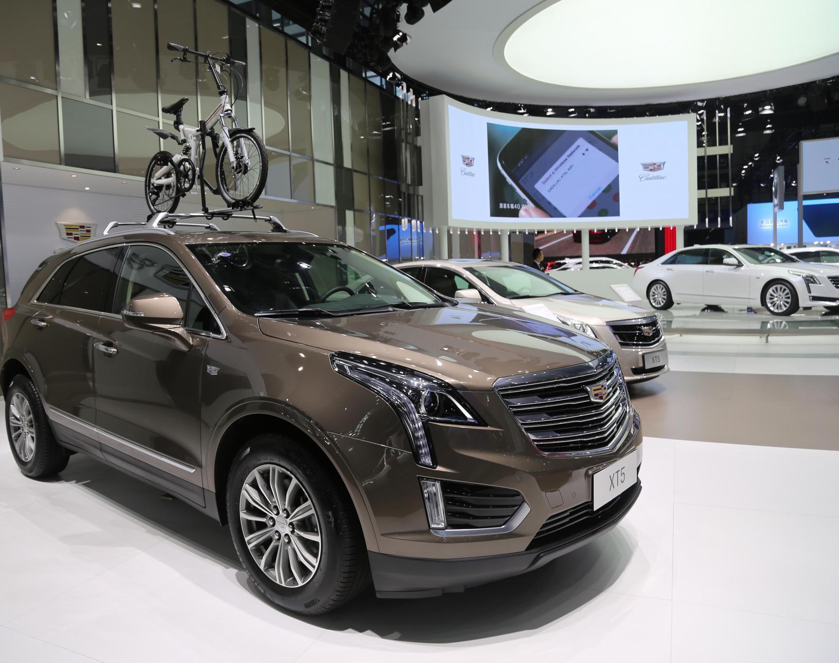 凯迪拉克xt5新美式都会suv车展实拍