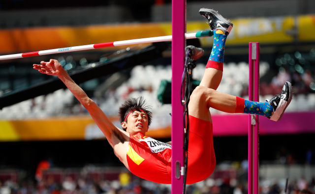 田径世锦赛:张国伟无缘男子跳高决赛