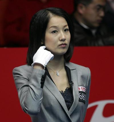中国最美女裁判,2人来自台球界,1人被称为赤木晴子
