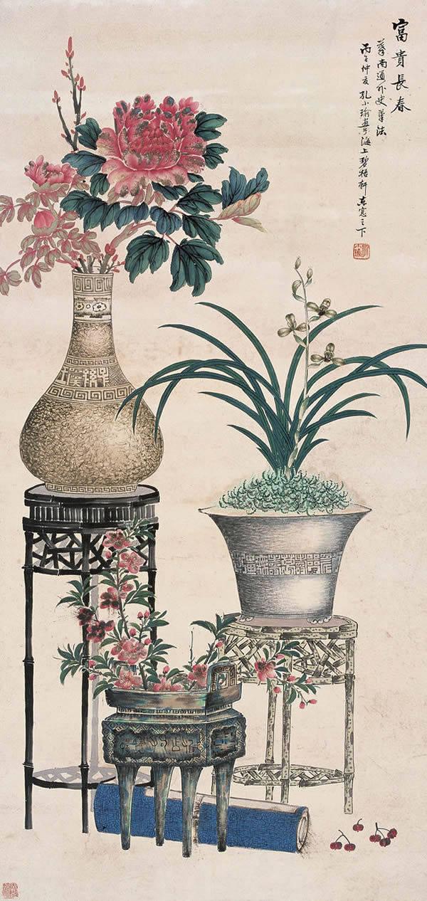 你知道什么是博古画吗？推荐几幅绝世的博古画欣赏|博古|器物|博古图_新浪新闻