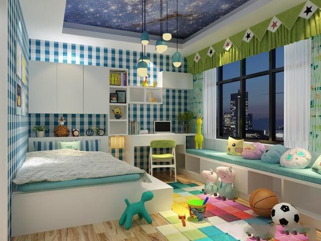 儿童房飘窗装修设计方法 儿童房飘窗设计效果图案例