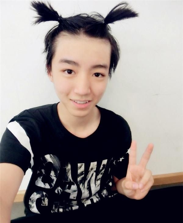 扎小辫最好看的男星除了tfboys就是鹿晗了