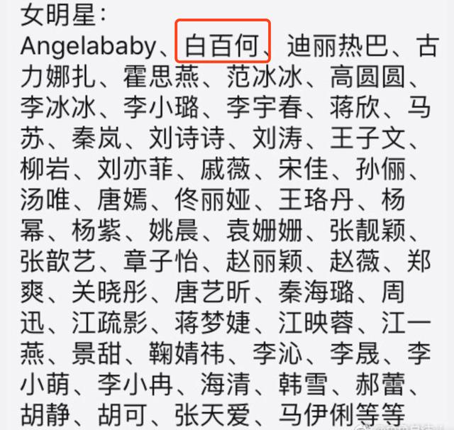 真的是好人缘!白百何还有这么多娱乐圈的人力挺她!