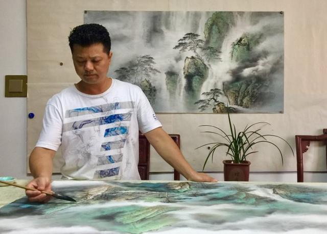 曾君:野旷天低 斜月古镇__财经头条