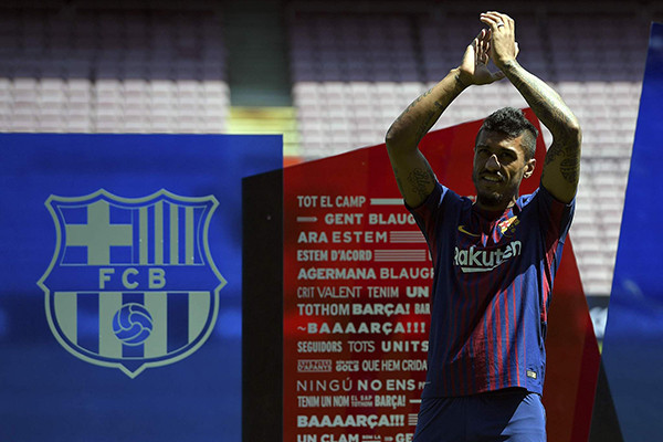 保利尼奥喊话:我想当巴萨首发