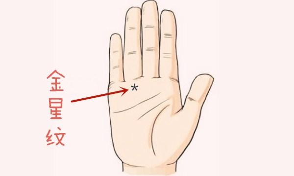 金星纹位于手掌无名指下方米字形或星状纹的人,沉稳可靠,无论面临何种
