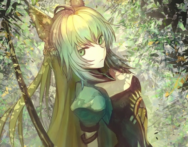 fate apocrypha第九话 - 老实射箭的小姐姐 红方archer小姐姐应该是