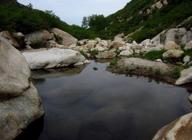 偃师牛心山 牛心山是八百里伏牛山的心脏,这里突兀耸立,孤傲峻拔