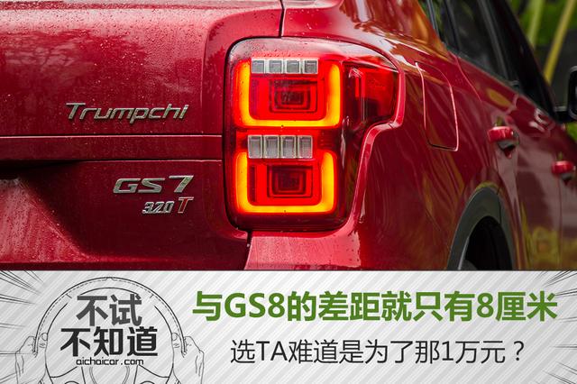与GS8的差距就只有8厘米 选TA难道是为了那1万元？