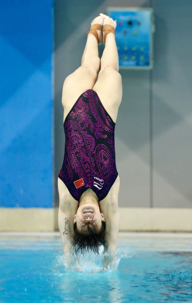 跳水——女子三米板:施廷懋夺冠