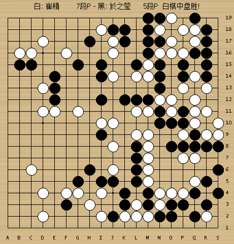 世界围棋女王之争於之莹败北 韩国顶尖层警醒中国