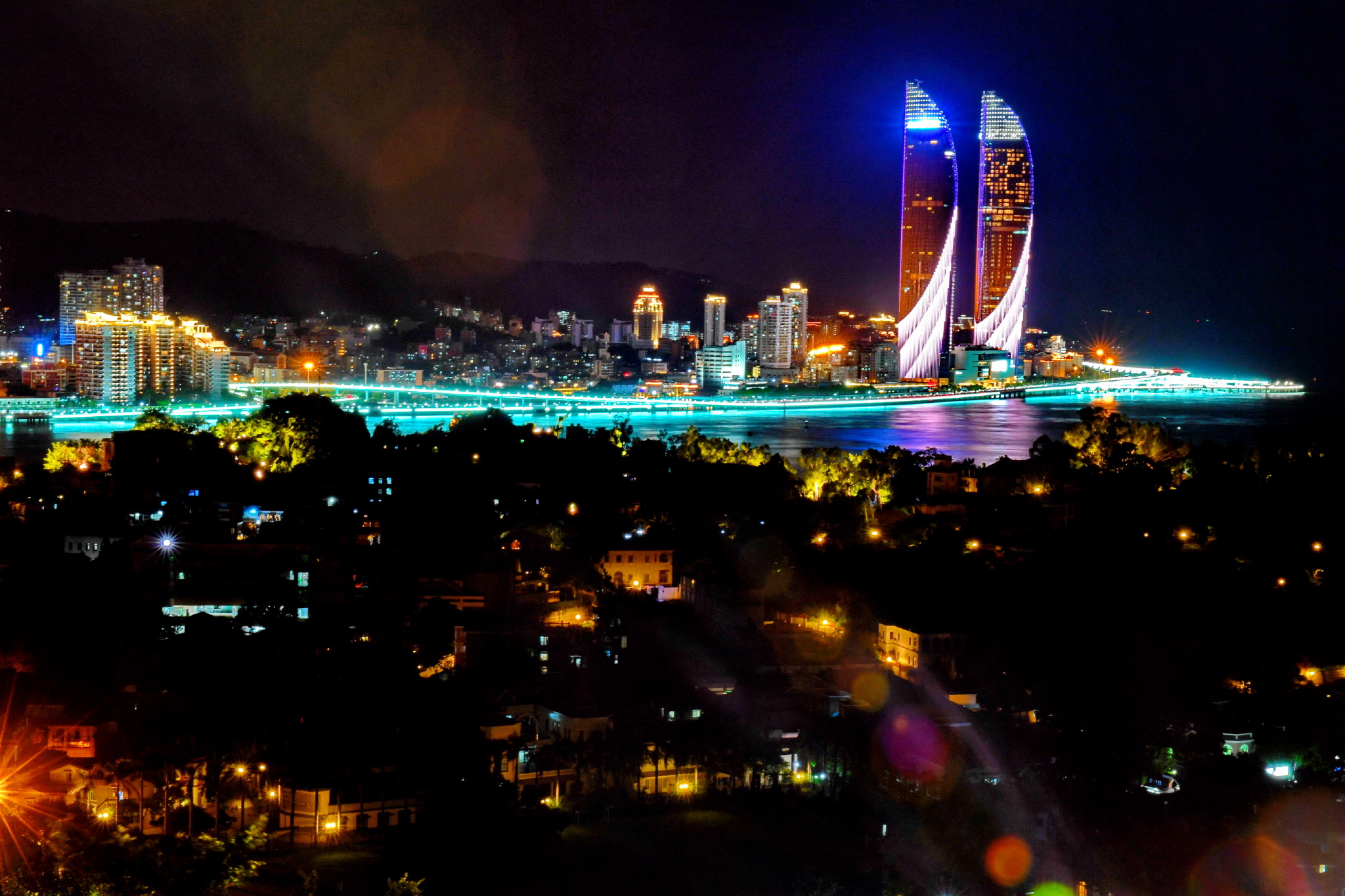 厦门夜色美如画