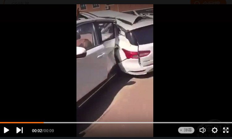 传祺GS4车身撕裂事故后续 当地警方回应因司机醉驾