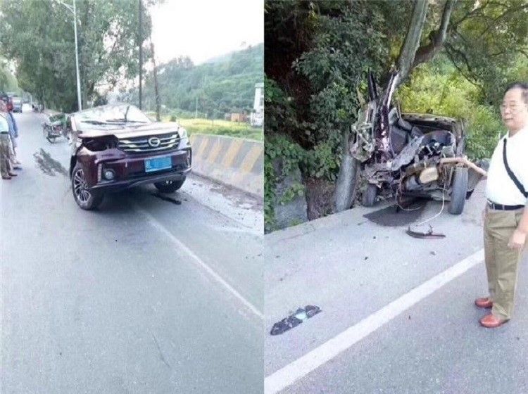 传祺GS4车身撕裂事故后续 当地警方回应因司机醉驾