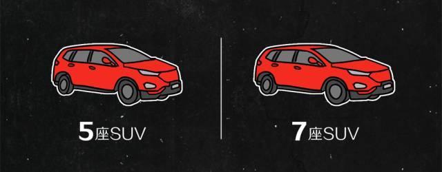 同一款SUV，买7座比买5座到底“贵”多少？