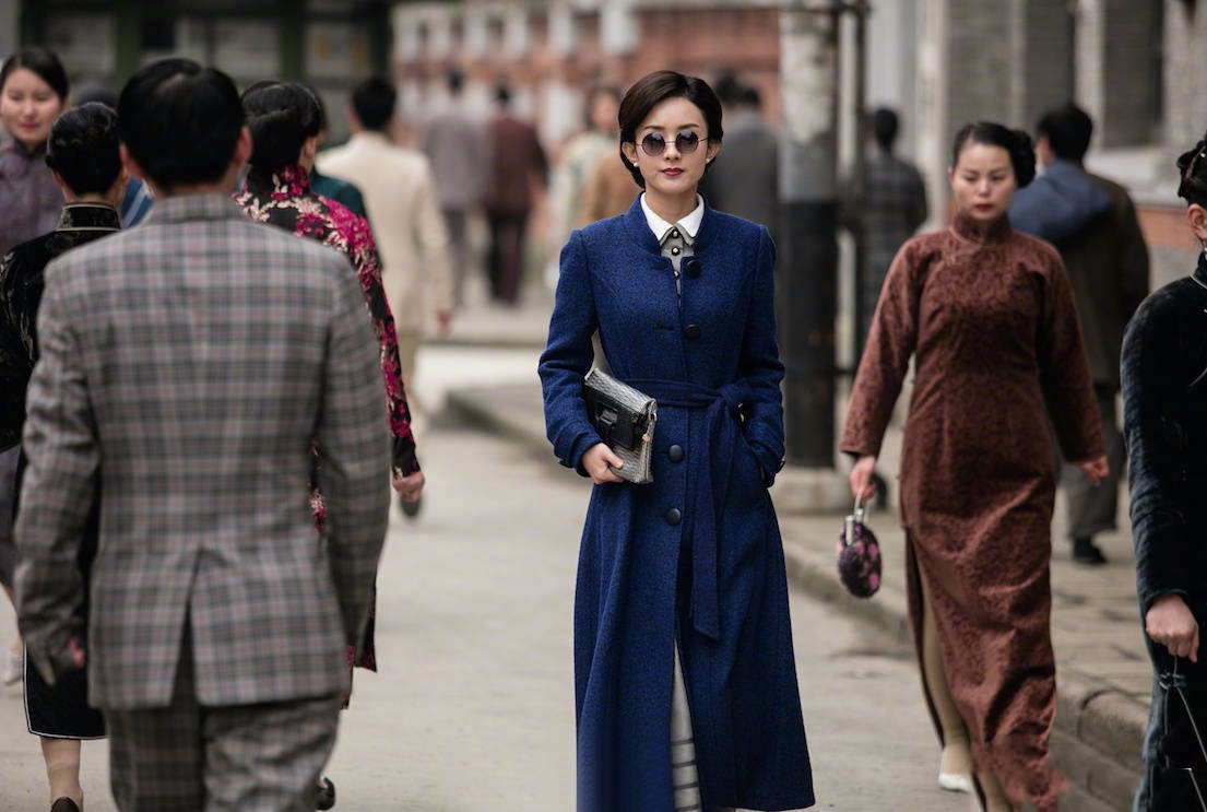 《密战》剧照,赵丽颖民国旗袍让人眼前一亮