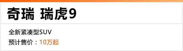 5款重磅SUV本月即将发布，最后那款或10万起售