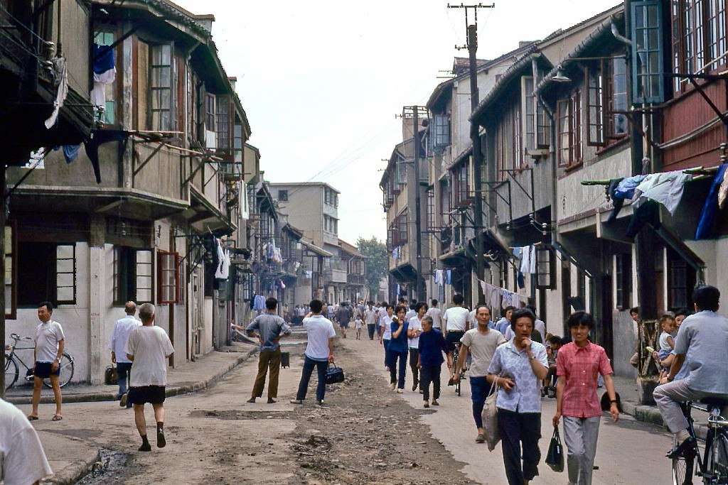 1979年沪上所见 充满独特魅力的传统街道