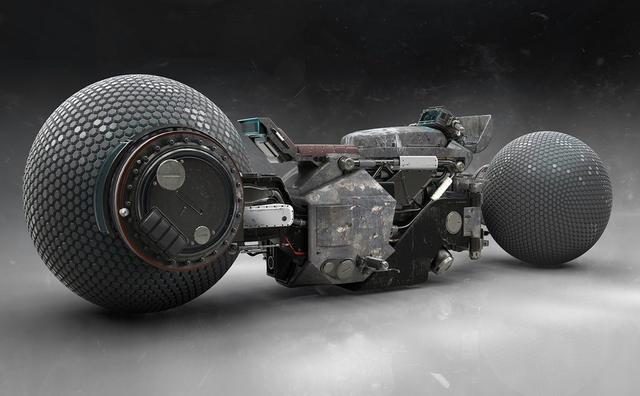 两颗金属球依靠磁力连接, 特斯拉概念摩托重装上阵