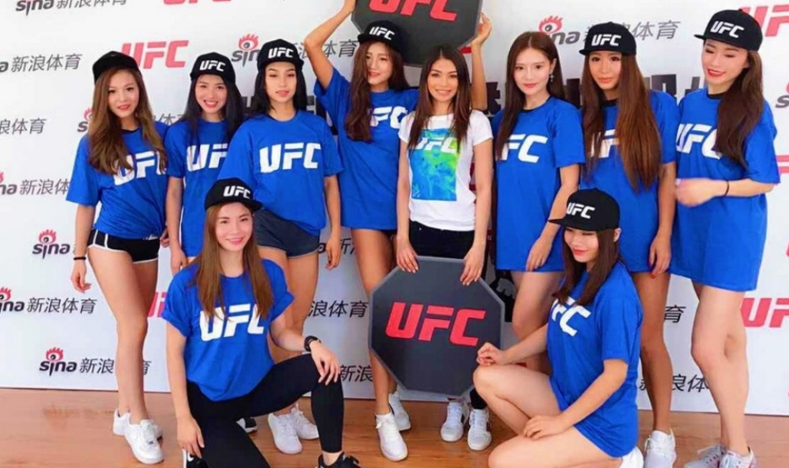 UFC中国举牌女郎选拔赛美女争奇斗艳,谁最漂亮?