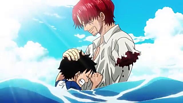 路飞到香克斯墓前,把草帽还给他,海贼王这张图要火