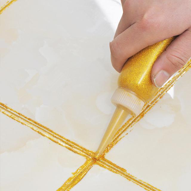 再不担心找装修做瓷砖美缝被宰了,diy美缝省下几