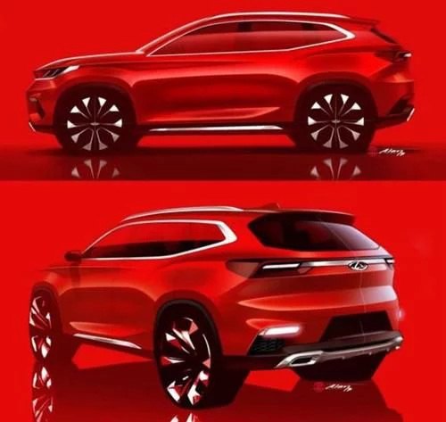 奇瑞全新SUV颜值爆棚，无框车门不逊宝马奔驰