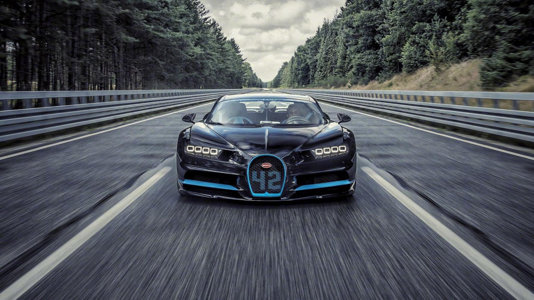 地表最强超跑布加迪chiron创纪录版亮相