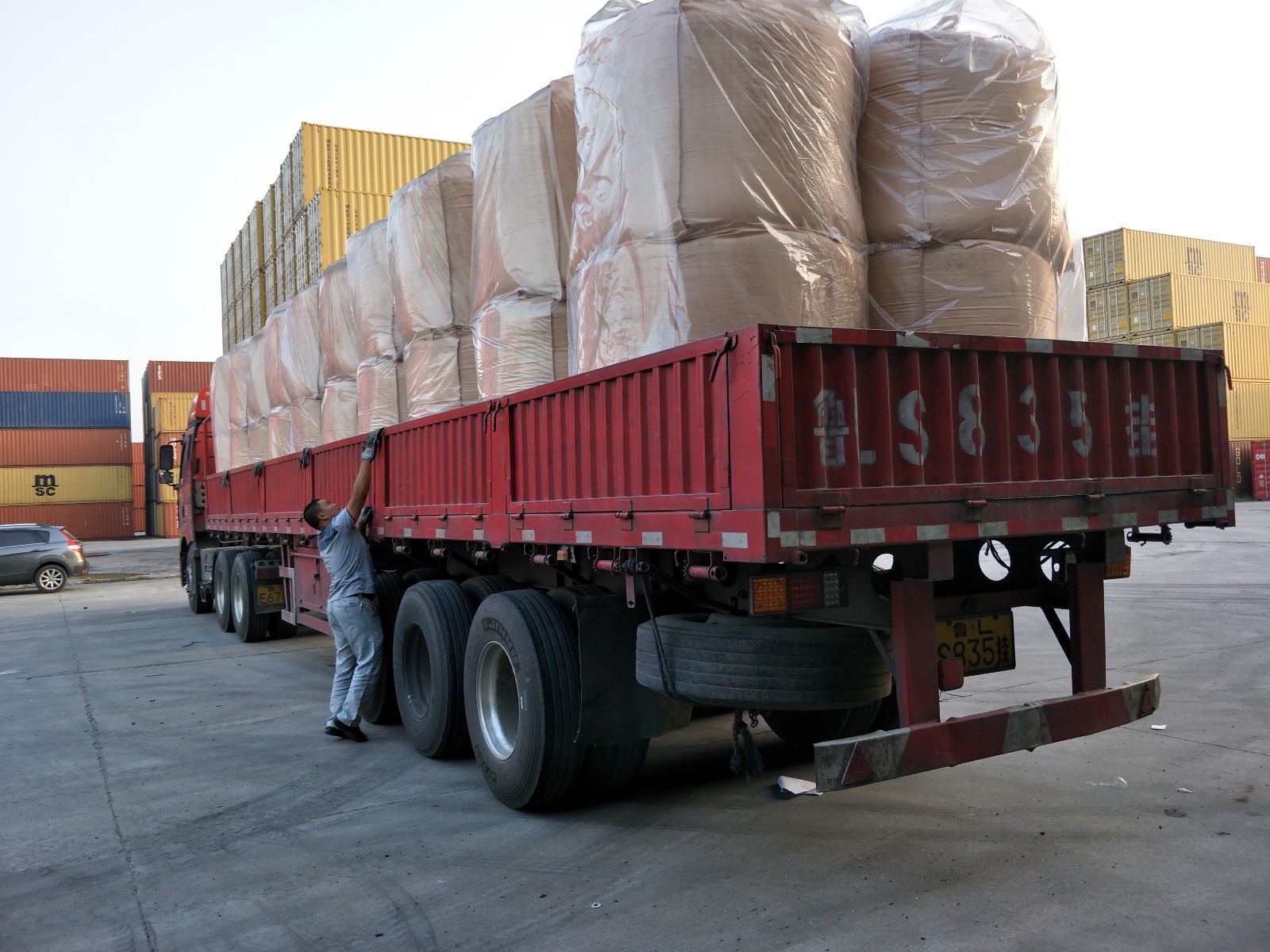 吉运通发运货物装车防护得当让客户放心