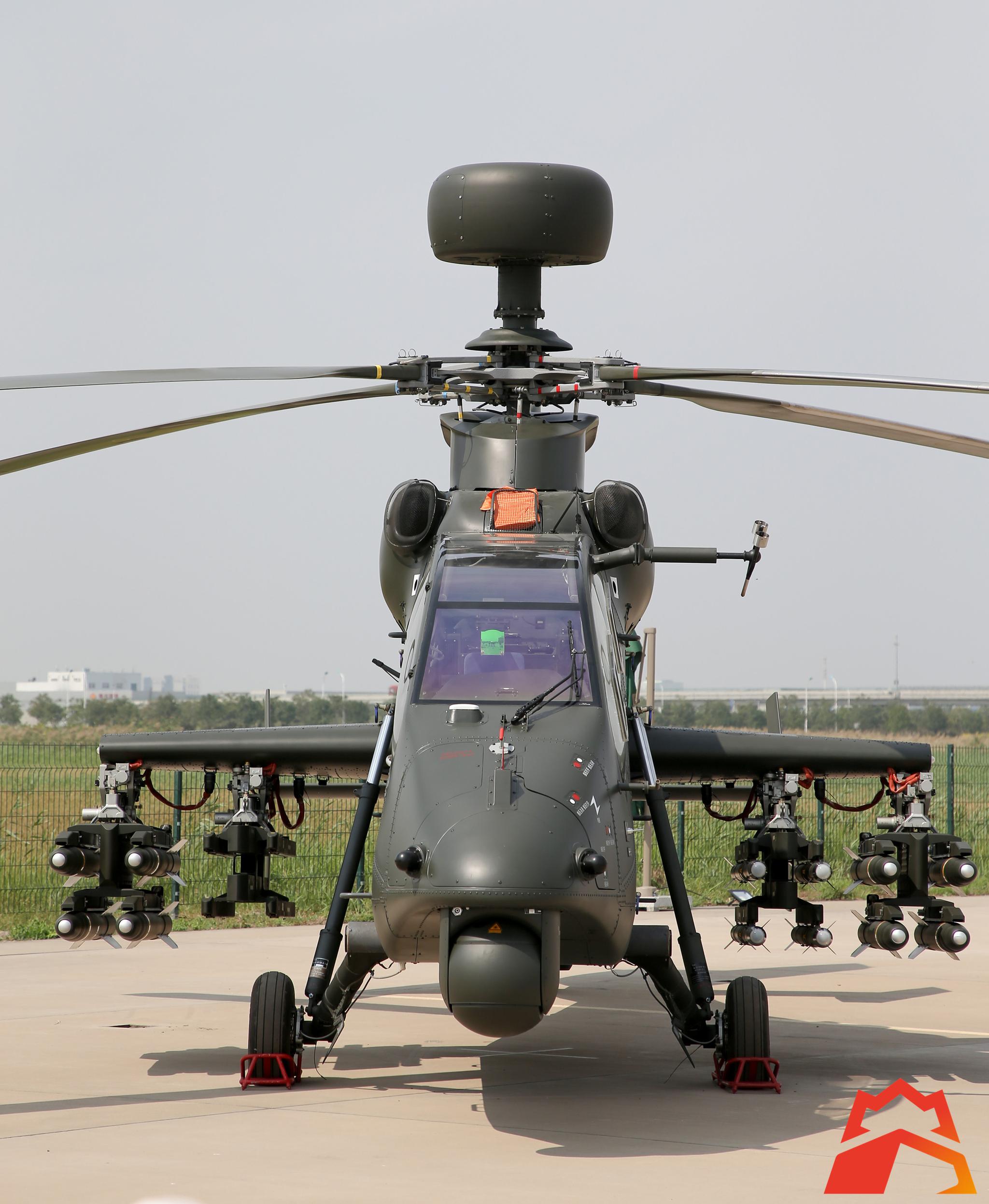 直-19头顶一神秘装备亮相 中国坦克杀手战力凶悍