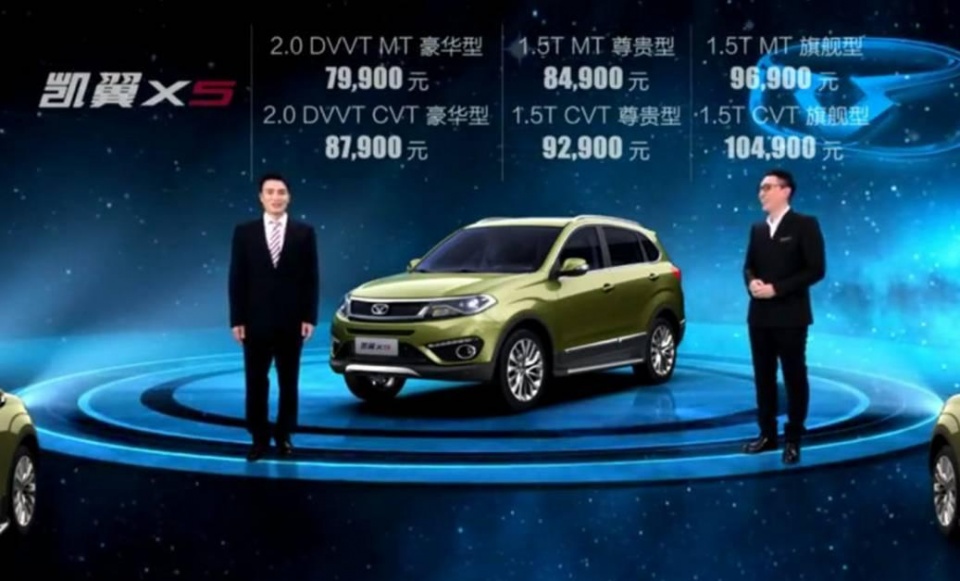 7.99万起，全系标配ESP，高性价比SUV上市