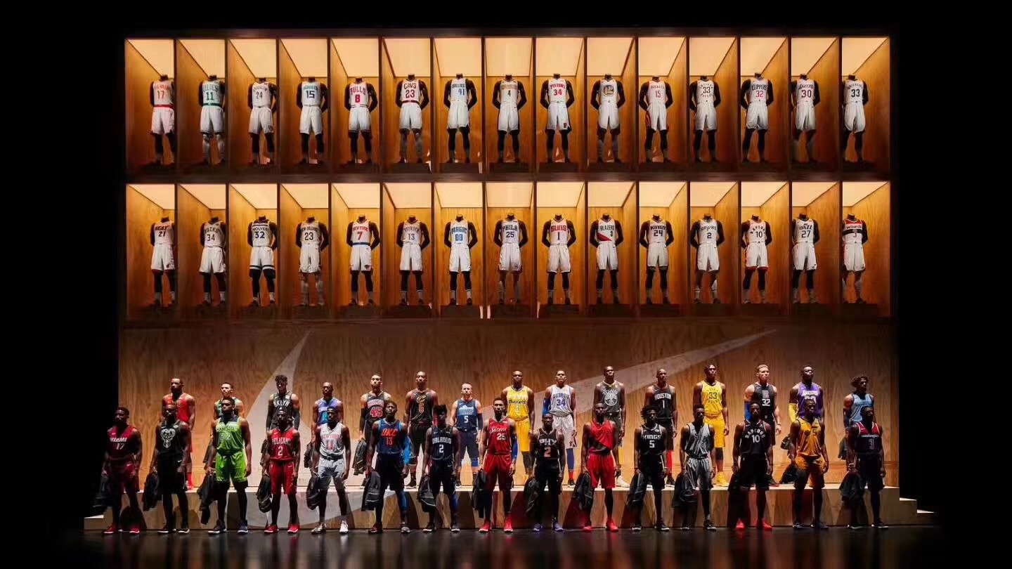 月16日上午召开了nba新赛季球衣发布会,30支球队的新赛季球衣集体亮相