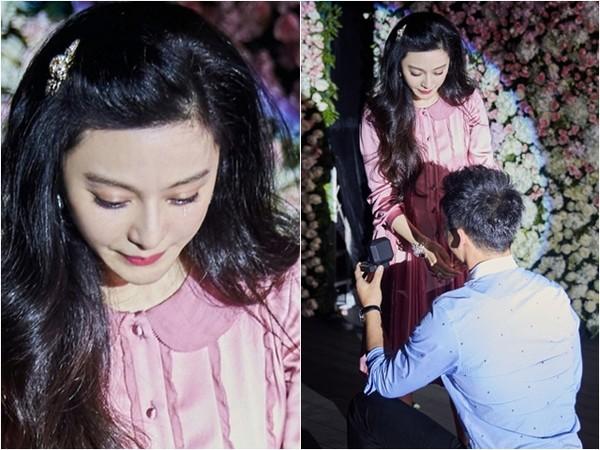 范冰冰求婚现场曝光! 伸出右手「忍不住泪崩」