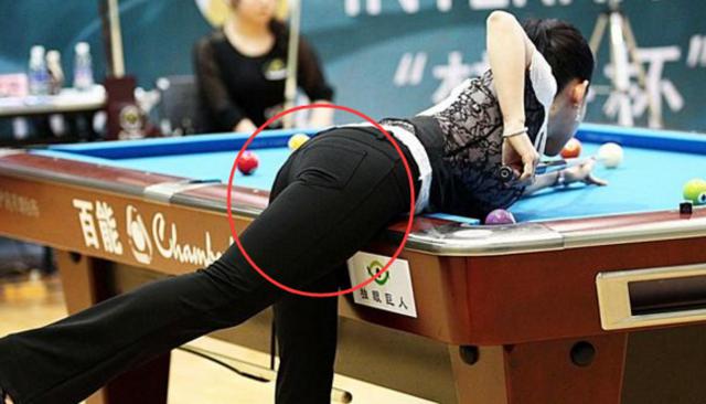 九球女王潘晓婷比赛绝美瞬间,8亿富婆谁能娶她?